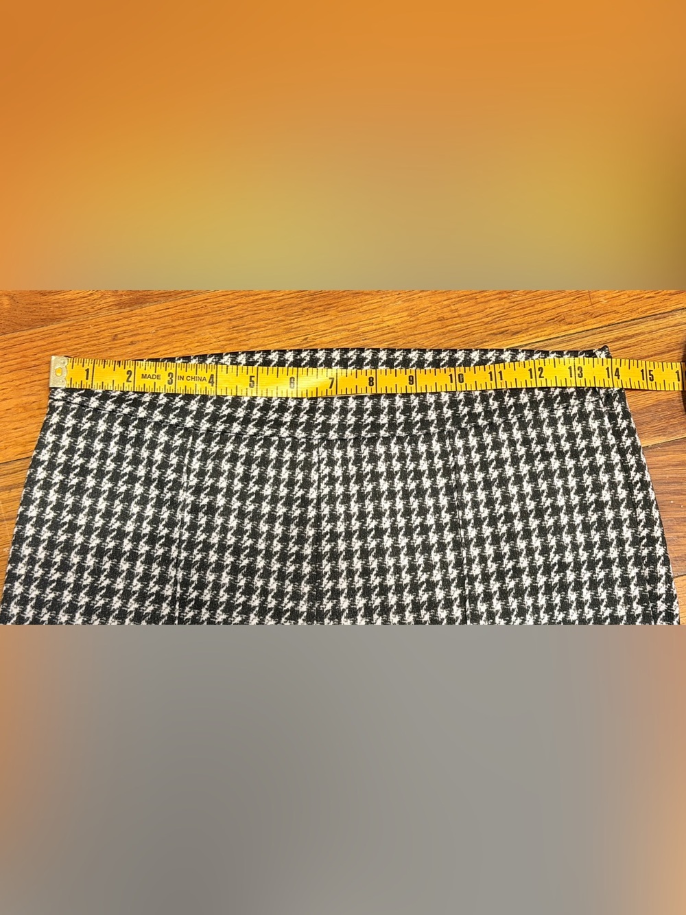 Michael Kors Black and White Houndstooth Pants - Picture 6 of 9